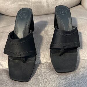 Black Zara Women's Slide Sandals